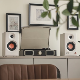 Edifier MR3 藍牙監聽喇叭(白)(18W*2/1吋絲質球頂高音+3.5吋中低音單體)