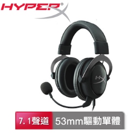 【KingSton 金士頓】HyperX CLOUDII電競耳機-金屬灰(KHX-HSCP-GM