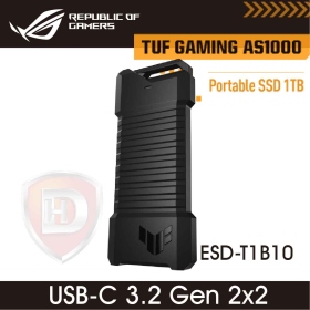 華碩 TUF GAMING AS1000 1TB 外接式SSD(ESD-T1B10)/M.2 NVMe/SATA/IP68防水防塵