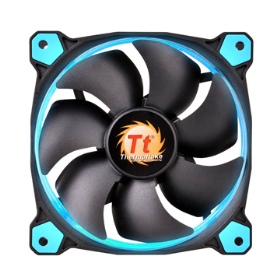 Thermaltake曜越 12cm RiingLED高風壓水冷排風扇(藍光)