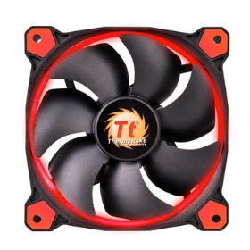 Thermaltake曜越 12cm RiingLED高風壓水冷排風扇(紅光)