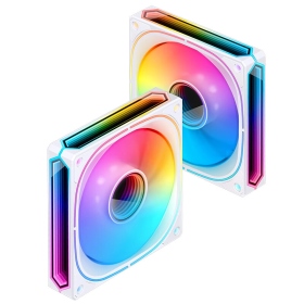 喬思伯 FR-505 白 12cm 風扇/ARGB/全幅式無限鏡/1800RPM/PWM/三