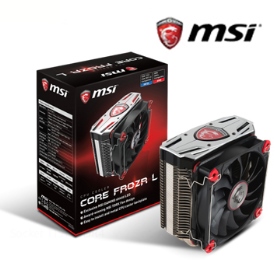 微星 MSI CORE FROZR L 塔型散熱器/8mm導管*4/12cm液態軸承(高15.5)【直接支援AM4】