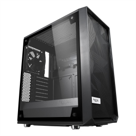 Fractal Design Meshify C-BKO TGL 黑/淺色玻璃/顯卡長31.5/CPU高17.2/ATX(FDMESH-C-BKO-TGL)