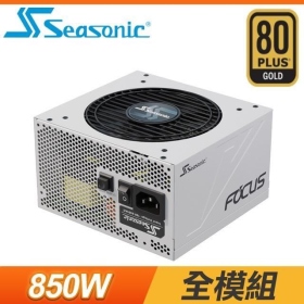 海韻 FOCUS GX-850(850W) 白色版 雙8/金牌/全模組/10年保
