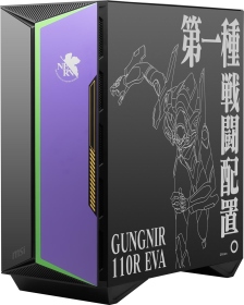 微星 MPG GUNGNIR 110R EVA e-PROJECT【福音戰士聯名款】顯卡長34/CPU高17/玻璃透側/ATX