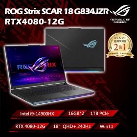 華碩 G834JZR-0023A14900HX-NBLM(黑)(i9-14900HX/RTX4080/32G/1T