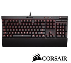 海盜船 Rapidfire K70 機械式鍵盤/有線/銀軸/中文/紅光