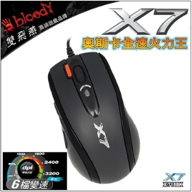 X-718BK 火力王 奧斯卡全速遊戲滑鼠