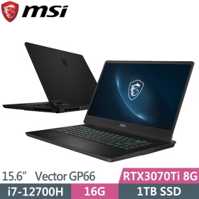 MSI GP66 12UGS[430TW] i7-12700H/16G/1T SSD/3070Ti-8G/QHD/165Hz