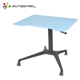 B.FRIEND GT02 氣壓升降桌(繽紛藍)/靜音輪低噪音/煞車輪配置/15.5KG