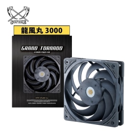 Scythe Grand Tornado 120 龍風丸 3000 PWM/LCP塑料/SPFDB2軸承(GT1225FD30-P)
