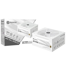 Apexgaming GTR-850MW(850W) 白色/雙8/金牌/全模/ATX3.0(PCIe 5.0)/10年