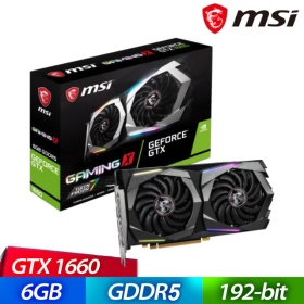 微星 GTX1660 GAMING X 6G(1860MHz/24.7cm/註四年)