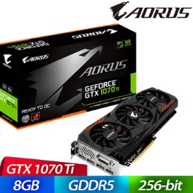 技嘉 AORUS GTX1070Ti 8G(1683MHz/28cm/註五年)