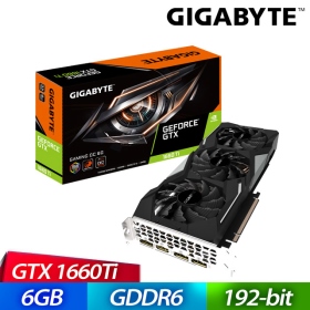 技嘉 GTX1660Ti GAMING OC 6G(GV-N166TGAMING OC-6GD)(1860MHz/28cm/註五年)