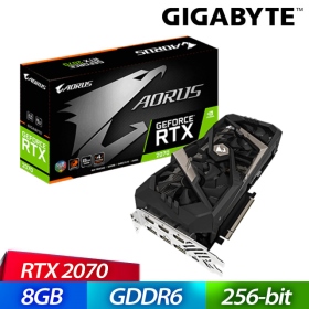 技嘉 AORUS RTX2070 8G(1770MHz/29cm/RGB三環燈/註五年)