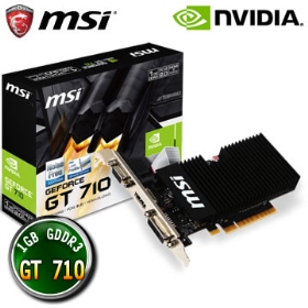 微星 GT710 1GD3H LP(954MHz/1G DDR3/靜音版/14.6cm/三年保)