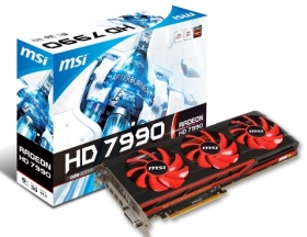 微星 R7990-6GD5/6G DDR5/30.5cm/單卡雙核+三風扇/30.4cm