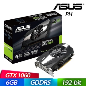 華碩 PH-GTX1060-6G鳳凰版(1708MHz/單風/18.3cm/註四年)