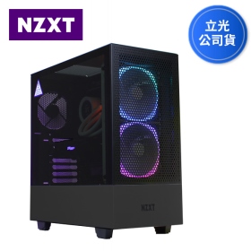 NZXT H510 Flow 全黑 顯卡長36/U高16.5/玻璃透側/ATX(H52FB-01)