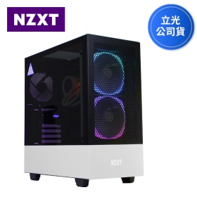 NZXT H510 Flow 白黑 顯卡長36/U高16.5/玻璃透側/ATX(H52FW-01)