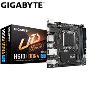 技嘉 H610I DDR4(Mini-ITX/1A1H2P/Intel 1Gb/註冊四年保)4+1+1相供電