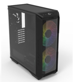 酷碼 HAF 500 黑色 顯卡長41/CPU高16.7/玻璃透側/顯卡專用風扇/E-ATX
