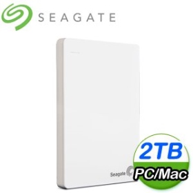 Seagate Backup Plus Slim 2TB (白)(STDR2000306)