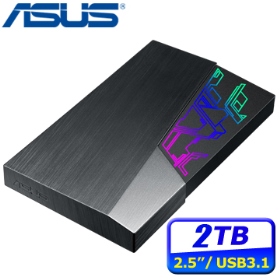 ASUS華碩 FX (EHD-A2T) 2TB USB3.1 2.5吋電競硬碟