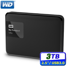 WD New My Passport Ultra 3TB (經典黑)/硬體加密/智慧型備份