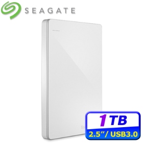 Seagate Backup Plus Slim 1TB (白)(STDR1000301)/三年保