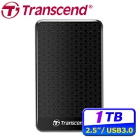 創見 A3 1TB(黑)(TS1TSJ25A3K)USB3.1 Gen1/三年保