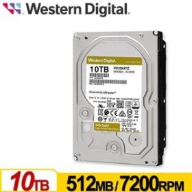 WD 10TB【金標】512MB/7200轉/5年保(WD103KRYZ)
