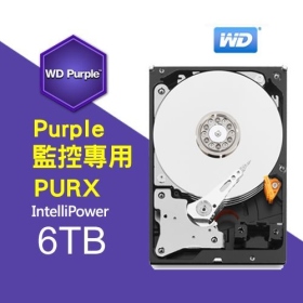 WD 6TB (60PURZ)【監控碟(紫標)】64M/5400轉/三年保