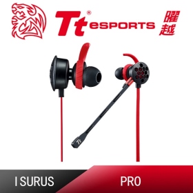 曜越 ISURUS PRO 隱者 專業版耳道式電競耳機/有線/13.5MM釹磁鐵