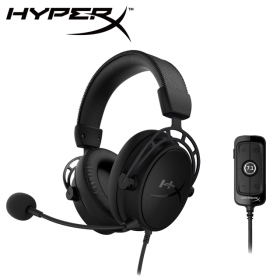 金士頓 HyperX Cloud Alpha S 黑藍色 電競耳麥/有線/虛擬7.1/可