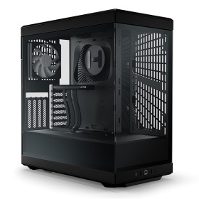 HYTE Y40 靜謐黑 顯卡長42.2/CPU高18.3/PCIe 4.0/全景玻璃透側/ATX