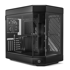 HYTE Y60 靜謐黑 顯卡長37.5/厚7.5/CPU高16/PCIe 4.0/分艙設計/全景玻璃透側/ATX
