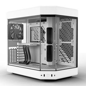 HYTE Y60 雪花白 顯卡長37.5/厚7.5/CPU高16/PCIe 4.0/分艙設計/全景玻璃透側/ATX