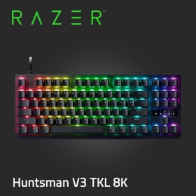 ｛Razer Huntsman V3 Tkl 8K｝機械式鍵盤/有線/二代光軸/8000HZ/