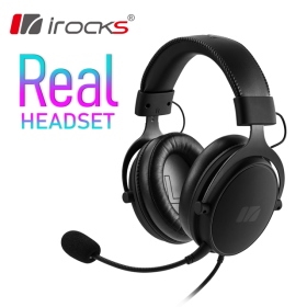 Irocks A36 Real 有線耳機/有線/Hi-Res等級/53mm單體/全指向性麥克風