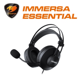 Cougar Immersa Essential 電競耳機/有線/40mm單體/降噪麥克風/輕量型結構