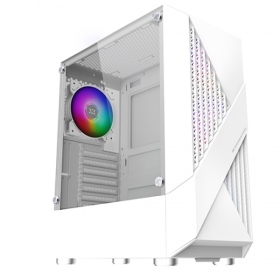 Xigmatek Infinity arctic 炫彩固光(顯卡長31/CPU高16/側鋼化玻璃/內附RGB風扇*4/ATX)