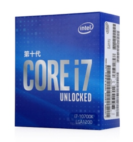 Intel i7-10700K【8核/16緒】3.8GHz(↑5.1GHz)/16M/UHD630/125W (不含風扇)