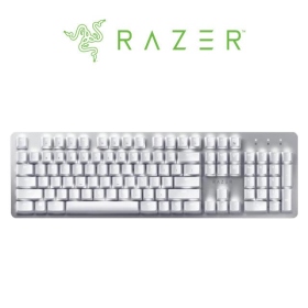雷蛇Razer Pro Type Mercury(白/橘軸) 無線 機械式RGB鍵盤