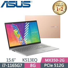 華碩 K513EQ-0982D1165G7(魔幻金)(i7-1165G7/8G/512G/MX350-2G)