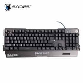 SADES BLADEMAIL 賽德斯 狼刃甲 RGB 104KEY 鍵盤 中文注音版