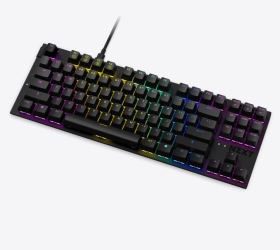 NZXT 恩傑 Function TKL 80% 模組化靜音機械鍵盤 黑/有線/中文/Rgb/MX軸(預設紅軸)