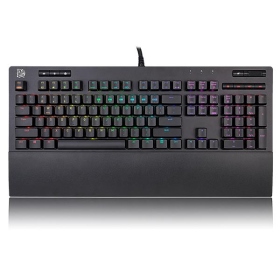 海王星精英版RGB電競鍵盤/有線/青軸/RGB/中文